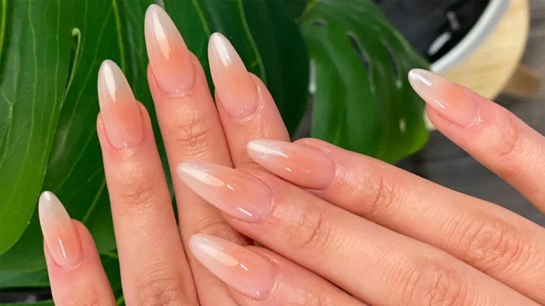 Glazed aura nails are the manicure trend you probably saw coming