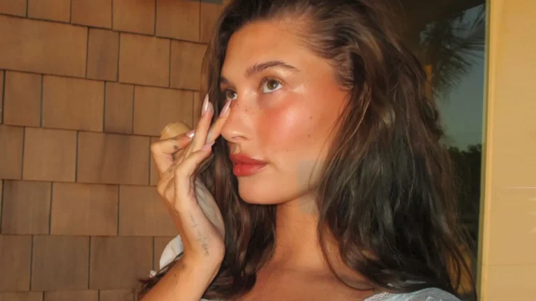 Peach girl makeup’ is summer’s biggest beauty trend, according to Hailey Bieber